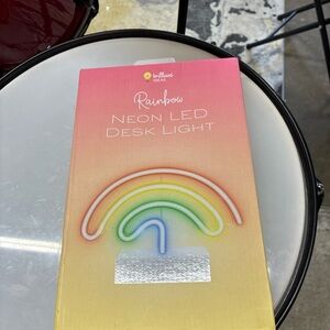 Rainbow Neon LED Desk Light - Pink/Yellow Gradient Packaging